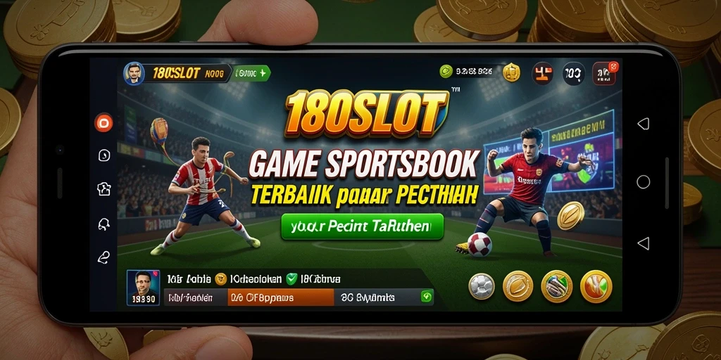 Tampilan gameplay seru dari 180SLOT yang menampilkan taruhan olahraga.
