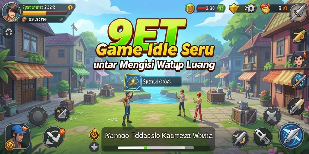 Tampilan gameplay Idle mengasyikkan di 9ET.