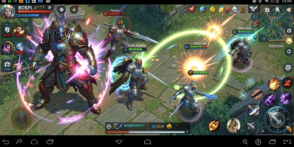Tampilan utama gameplay BOSPLAY77 yang menarik dan strategis.