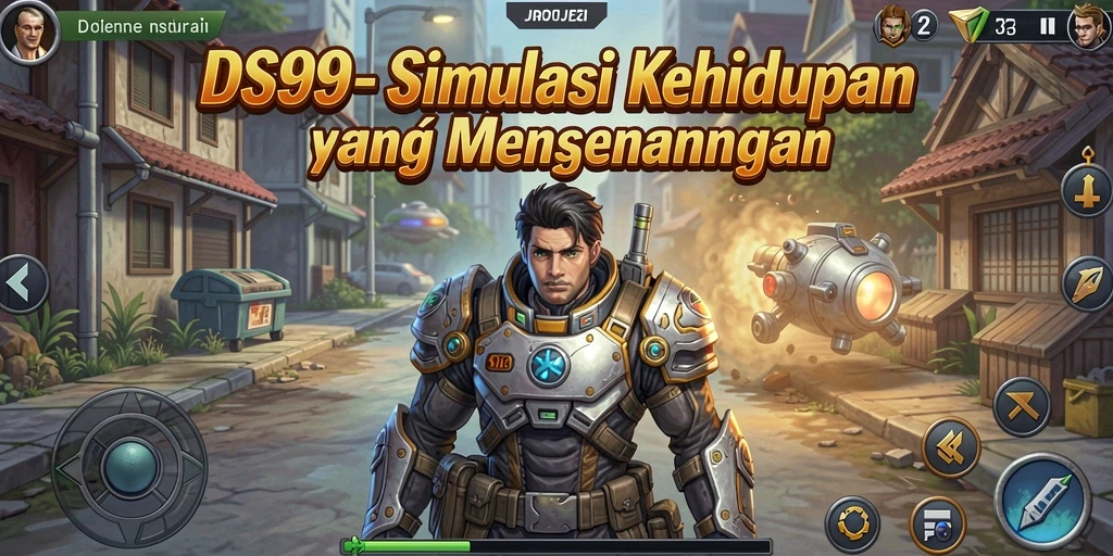 Tampilan menarik dari gameplay DS99 yang menunjukkan interaksi sosial karakter.