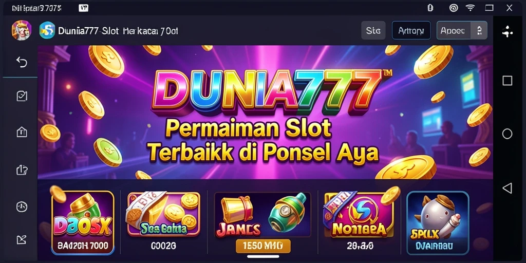 Gameplay slot seru dengan grafis menawan di DUNIA777.