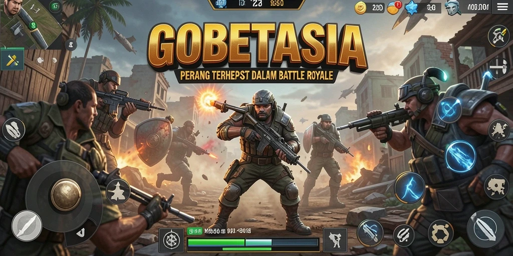 Gameplay seru di GOBETASIA dengan pertempuran intens.