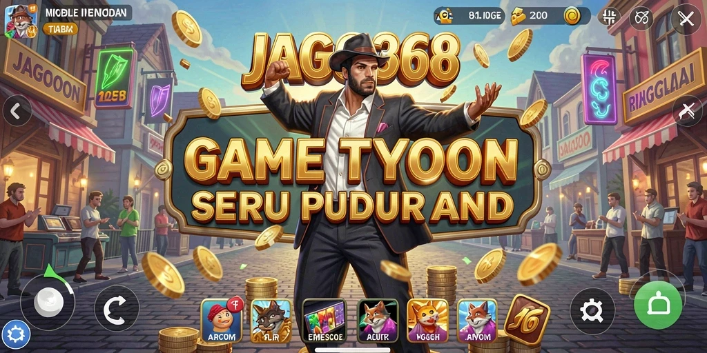 Tampilan menakjubkan dari gameplay <strong>JAGO368</strong> saat membangun kerajaan bisnis.