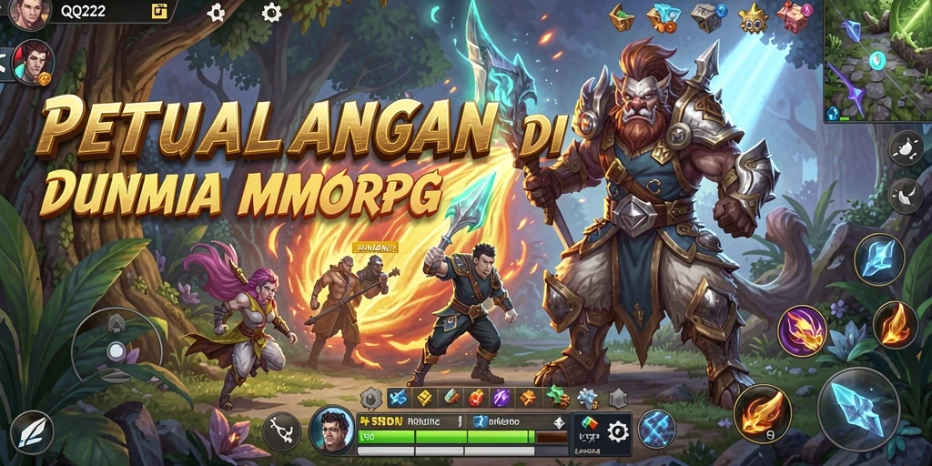 Gameplay seru di QQ222 dengan petualangan kolosal.