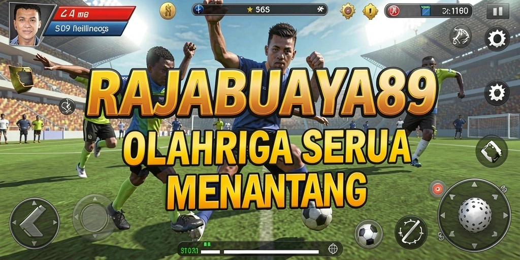 Tampilan gameplay seru dalam pertandingan olahraga RAJABUAYA89.