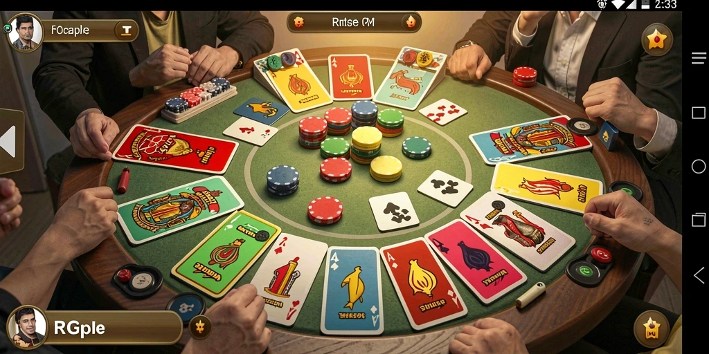 Gameplay seru RR33 menampilkan momen-momen seru permainan Gaple.
