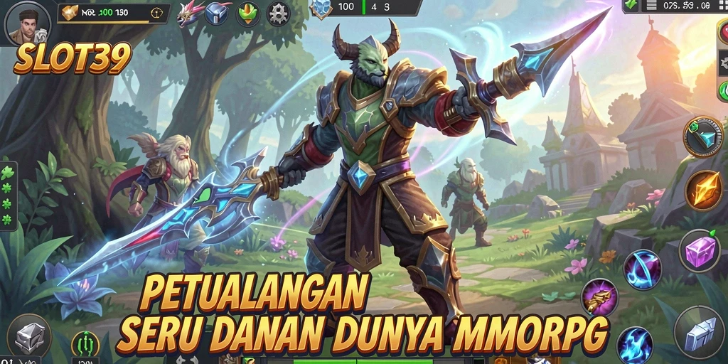 Gameplay seru di SLOT39 yang menghadirkan aksi petualangan MMORPG.