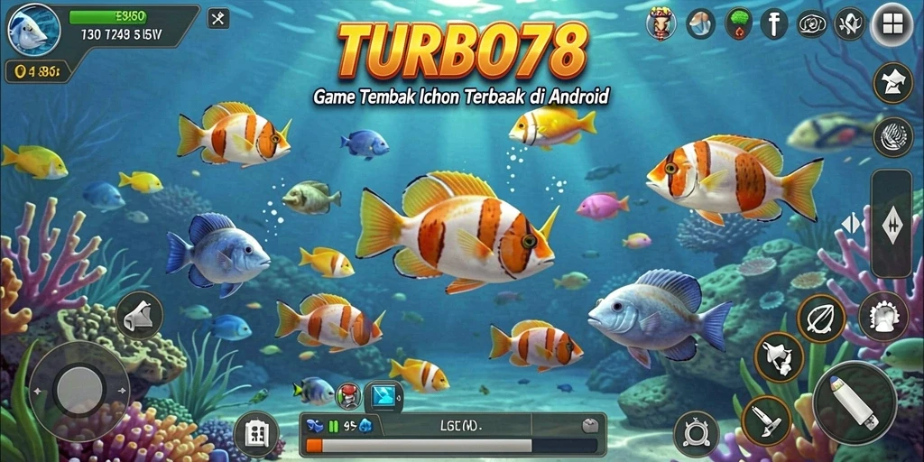 Gameplay seru Tembak Ikan di TURBO78 dengan grafis yang menawan.