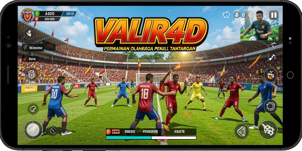 Tampilan gameplay menarik dari VALIR4D yang penuh aksi olahraga.